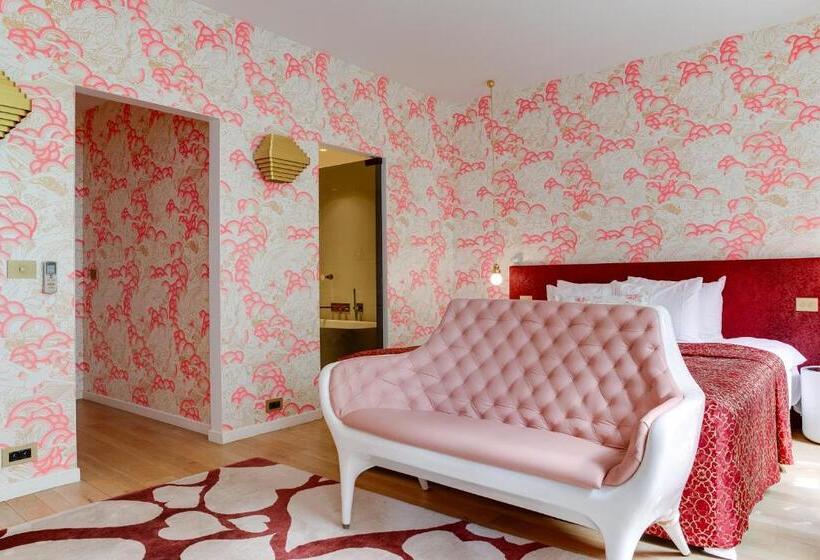 חדר דחוקס עם מיטת קינג, Small Luxury Hotel De Witte Lelie