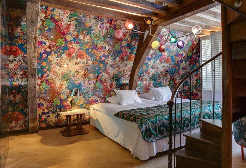חדר דחוקס עם מיטת קינג, Small Luxury Hotel De Witte Lelie