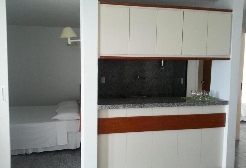Апартаменты 2 Спальни Вид на Море, Iracema Residence Hotel Flat