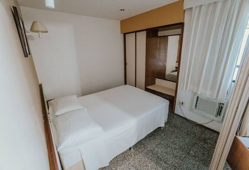 דירה בת חדר שינה 1 צדדית נוף לים, Iracema Residence Hotel Flat