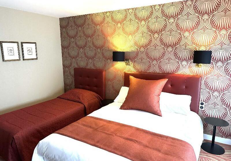 اتاق استاندارد چهار تخته, Churchill Hotel Bayeux Centre