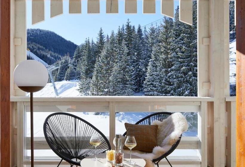 Люкс, Ecrin Blanc Resort Courchevel   Aquapark