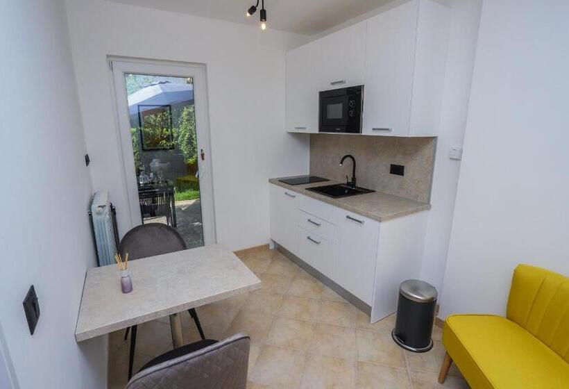 آپارتمان 1 خوابه با چشم‌انداز باغ, Apartments Silvano 407