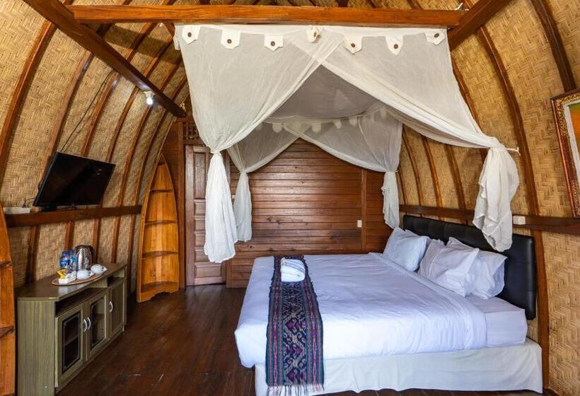 스탠다드 룸 산 전망, Tiing Bali Guest House Kintamani