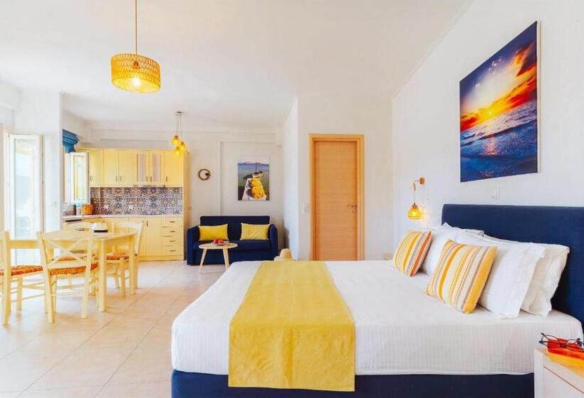带1个卧室的高级公寓, Aelia Apartments & Suites