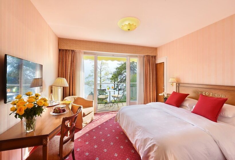 اتاق استاندارد با چشم‌انداز دریاچه, Golf Hotel René Capt