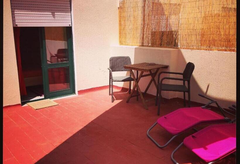 اتاق استاندارد با تراس, Al Gharb Tavira Eco Guesthouse