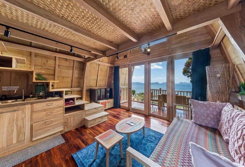 스위트 킹사이즈 침대, Lumbung Loft Villas At Karuna El Nido