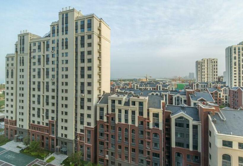 Апартаменты 1 Спальня, 2) Comfortable Sea View: No. 3 Bath, No. 3 Beach, No. 10 Thousand Square Meters, Dongyi Town, Ocean