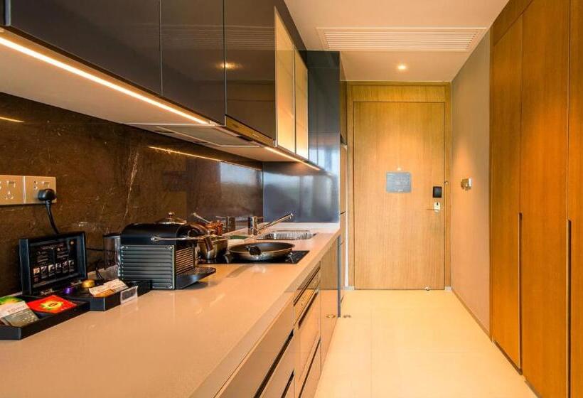 Family studio with garden view, Oakwood Apartments Sanya