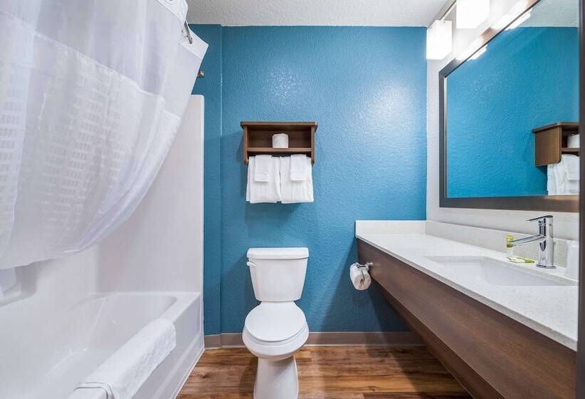 Номер Стандарт 2 Двуспальные Кровати, Woodspring Suites Davenport Fl