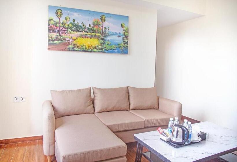 آپارتمان خانوادگی 2 خوابه, City Comfort Airport Hotel Phnom Penh