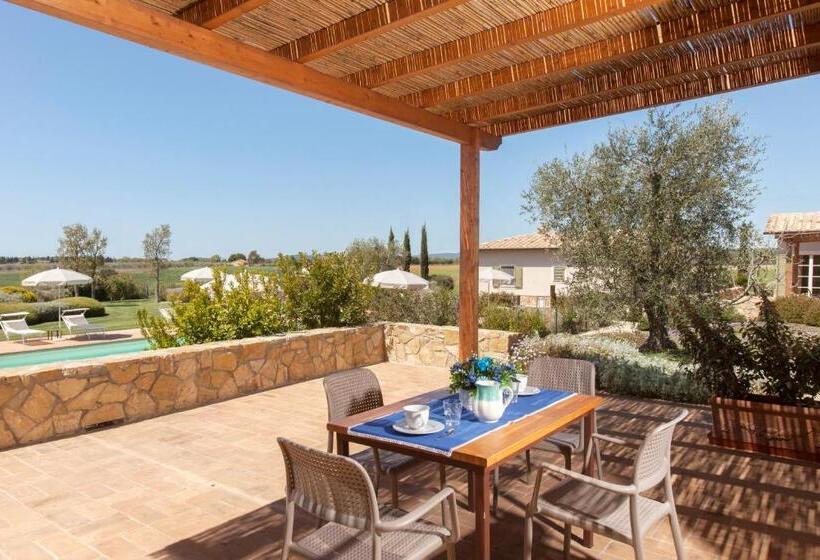 آپارتمان 1 خوابه با چشم‌انداز استخر, Agriturismo Colle Oliveto