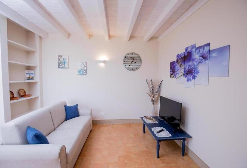 آپارتمان 1 خوابه با چشم‌انداز استخر, Agriturismo Colle Oliveto