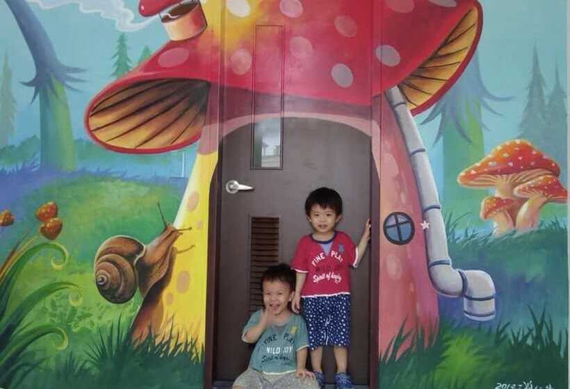 اتاق استاندارد چهار تخته, J.s 23 Kids Homestay