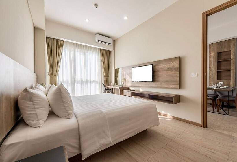 1침실 아파트 도시 전망, Grande Valore Hotel Cikarang
