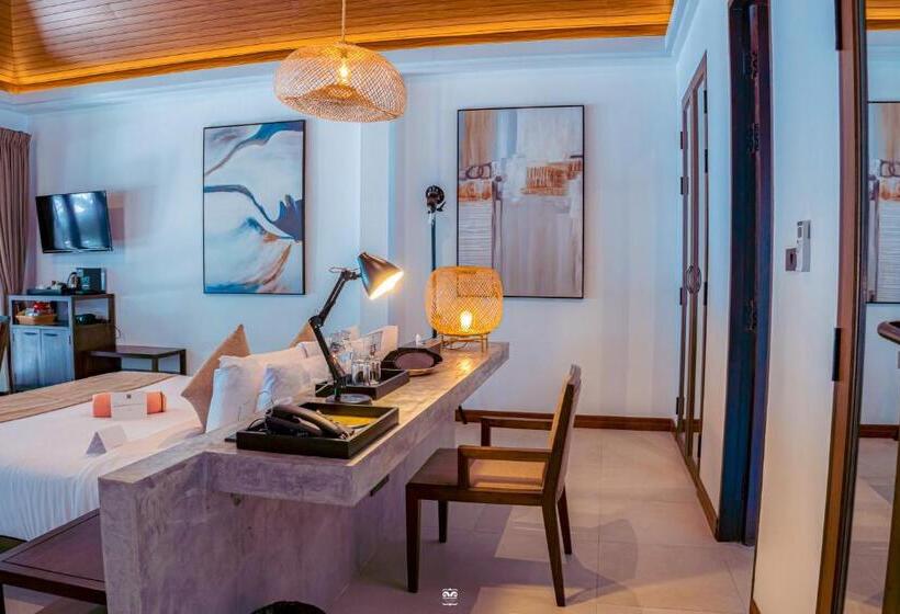 اتاق لوکس با چشم‌انداز دریا, Victoria Cliff Resort Nyaung Oo Phee Island