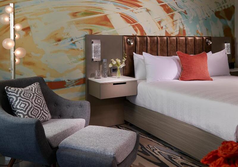 اتاق استاندارد با تخت بزرگ, Hard Rock Hotel Daytona Beach