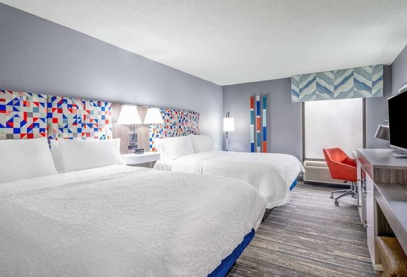 스탠다드 룸 더블 침대 2개, Hampton Inn Sanford