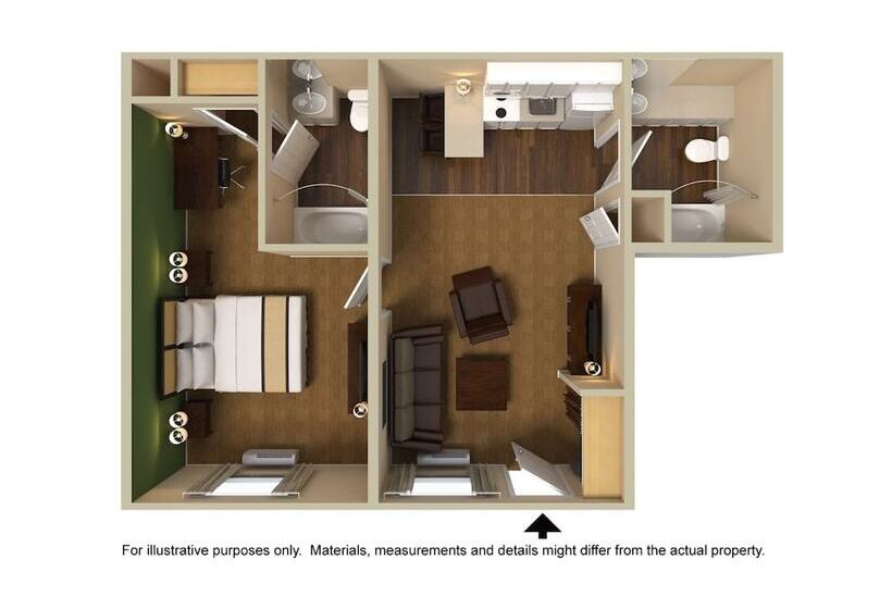 Люкс, Extended Stay America Suites  Nashville  Airport  Music City