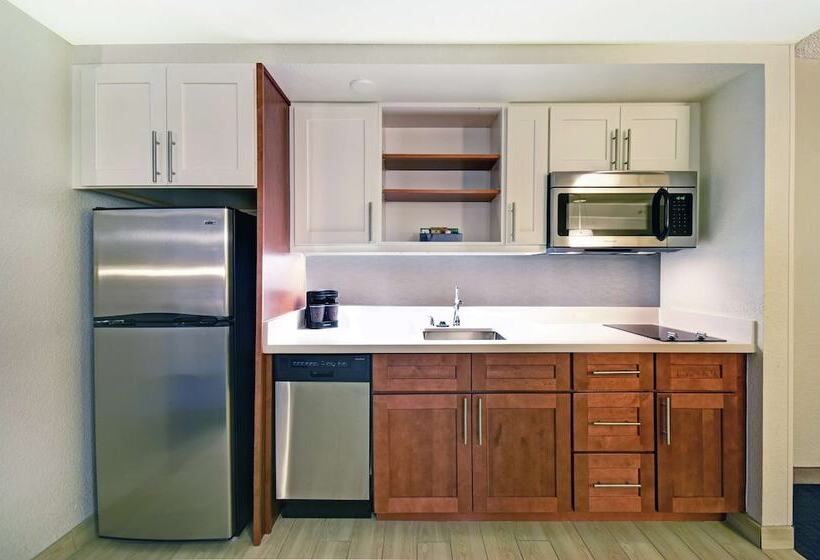 带大床的套房, Homewood Suites By Hilton Seattle Downtown