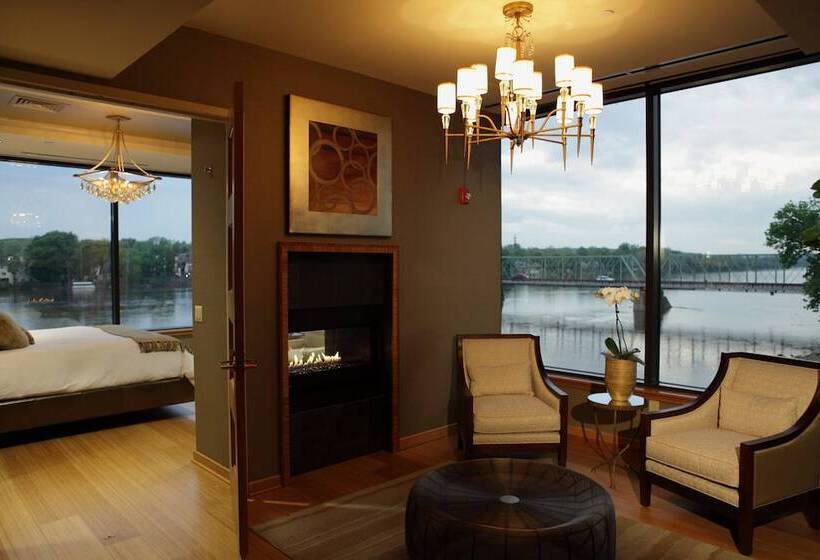 Люкс Вид на Реку, Lambertville Station Restaurant And Inn