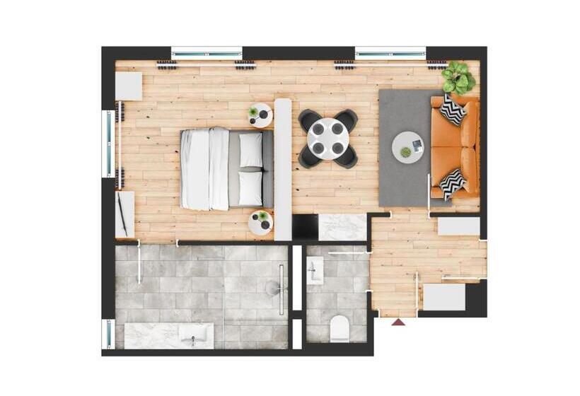 1 Bedroom Deluxe Apartment, Appartements Zur Sonne