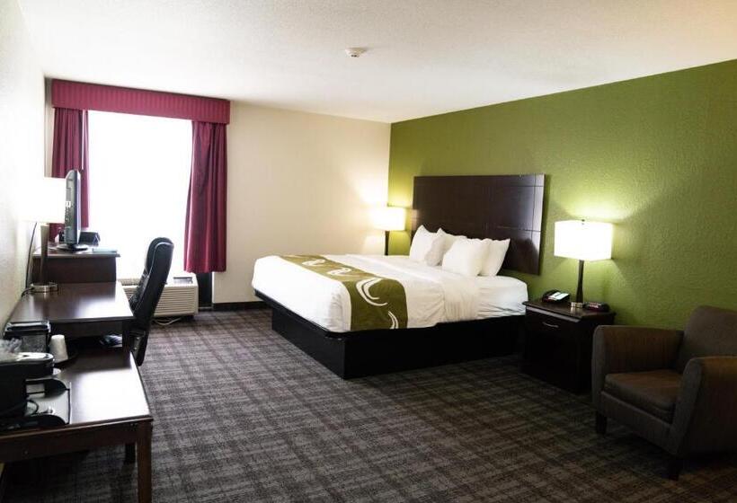 장애인을 위한 킹사이즈 침대 스탠다드 룸, Quality Inn Seymour I65