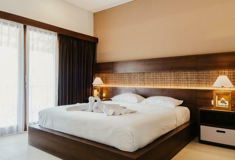 اتاق استاندارد با بالکن, Ratan Uluwatu Hotel And Villas