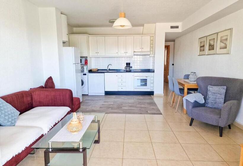 海の見える１ベッドルームアパートメント, Front Line           Primera Línea           Apartments In Playa Flamenca