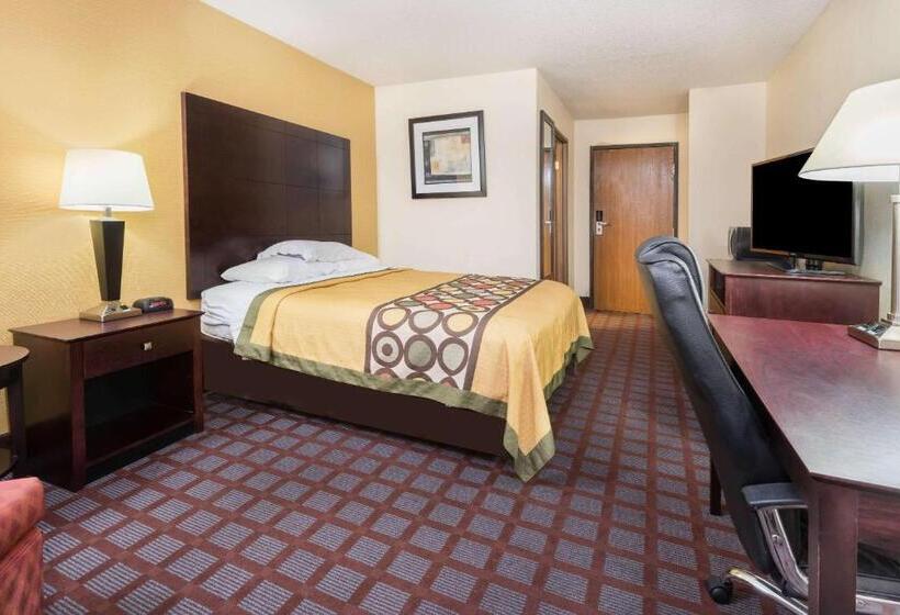 Estúdio standart Cama King, Super 8 By Wyndham Bloomington University Area