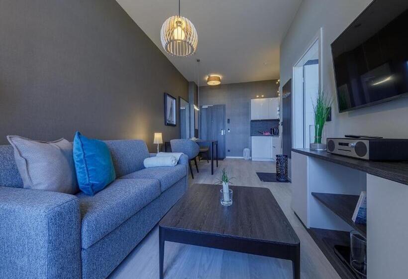 Апартаменты 1 Спальня с Террасой, Apartmentanlage Zwei Wasser  Strandhaus