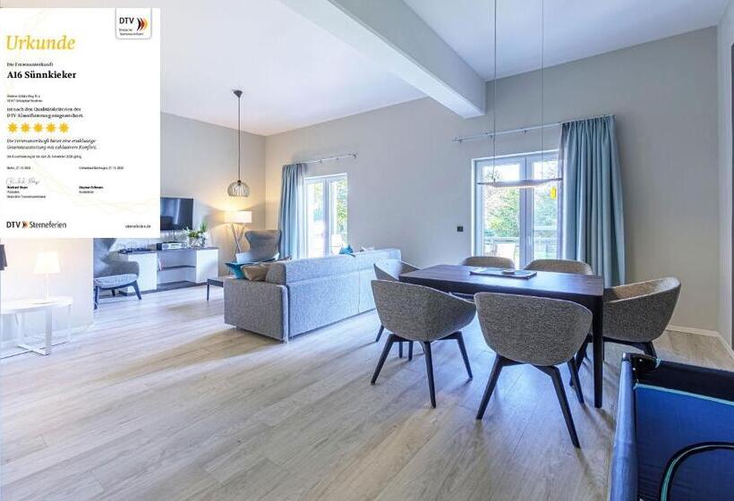 침실 3개 아파트, Apartmentanlage Zwei Wasser  Strandhaus