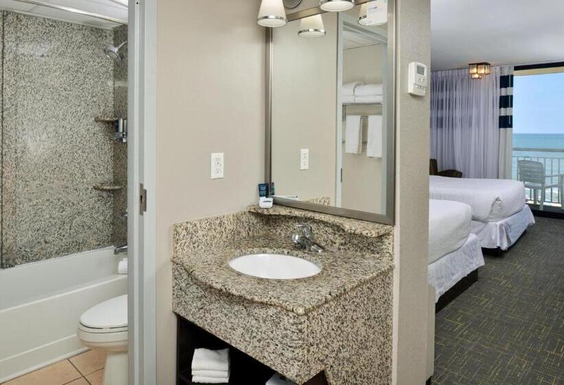 اتاق استاندارد با بالکن و چشم‌انداز دریا, Four Points By Sheraton Virginia Beach Oceanfront