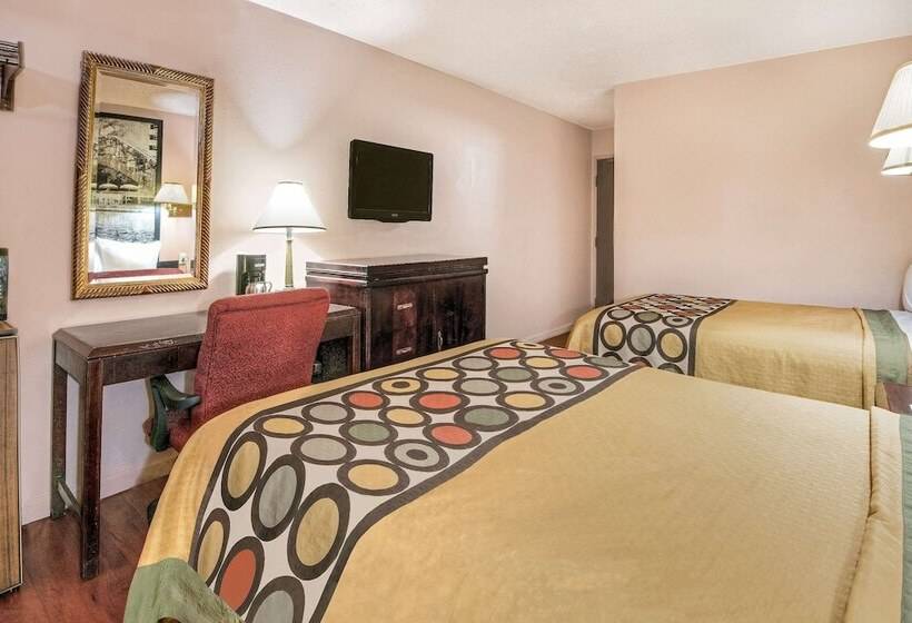 Habitació Estàndard 2 Llits Matrimoni, Super 8 By Wyndham San Antonio/i35 North