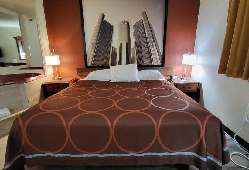 Люкс Deluxe Кровать Кинг, Super 8 By Wyndham Canton/livonia Area