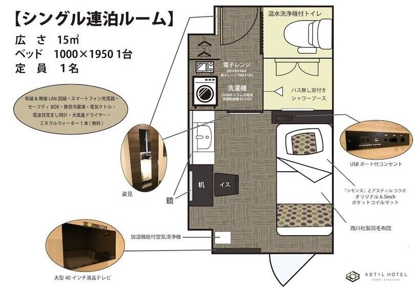 Номер Стандарт Индивидуальный, Astil Hotel Juso Precious