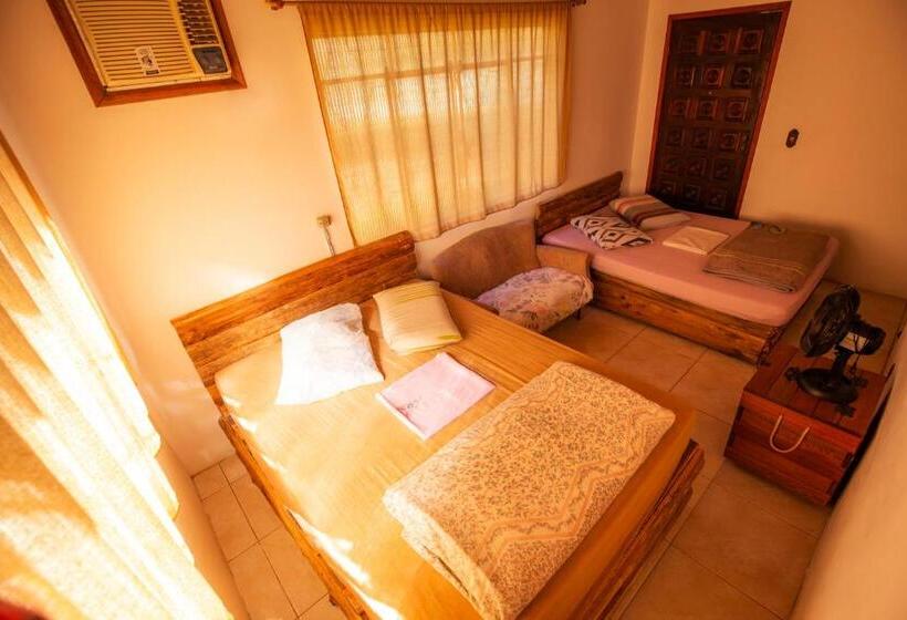 스탠다드 4인용 룸 공용 욕실, Ecohostel Dos Canyons Santa Catarina
