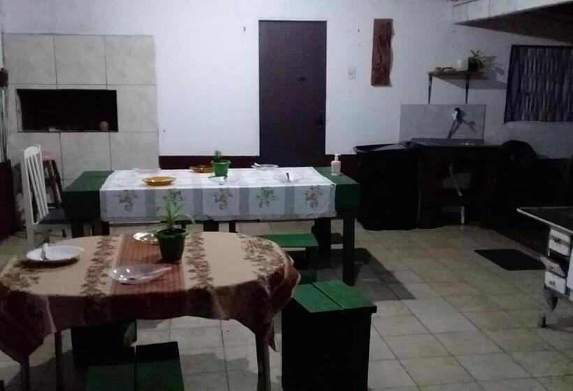 스탠다드 4인용 룸 공용 욕실, Ecohostel Dos Canyons Santa Catarina