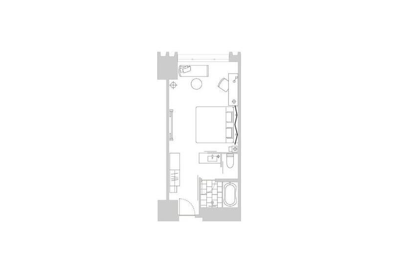 غرفة كلوب سرير كينج, Hyatt Regency Yokohama
