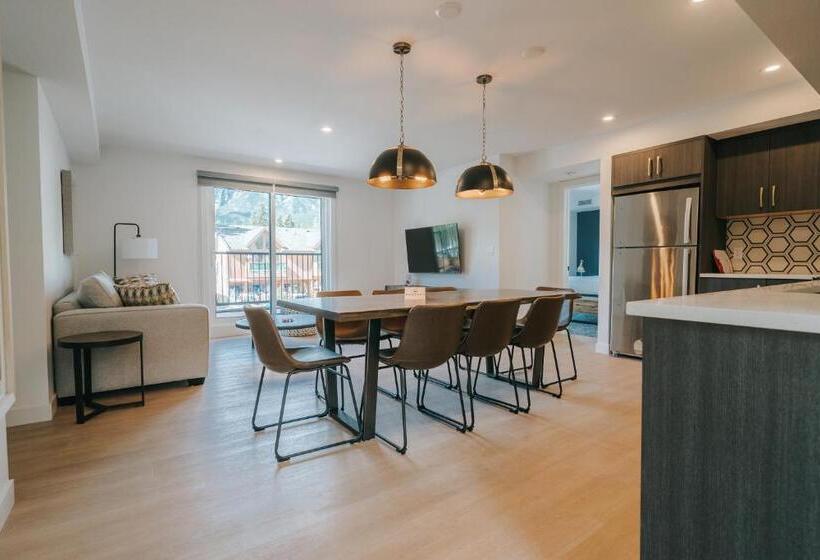 ３ベッドルームアパートメント, Basecamp Suites Canmore