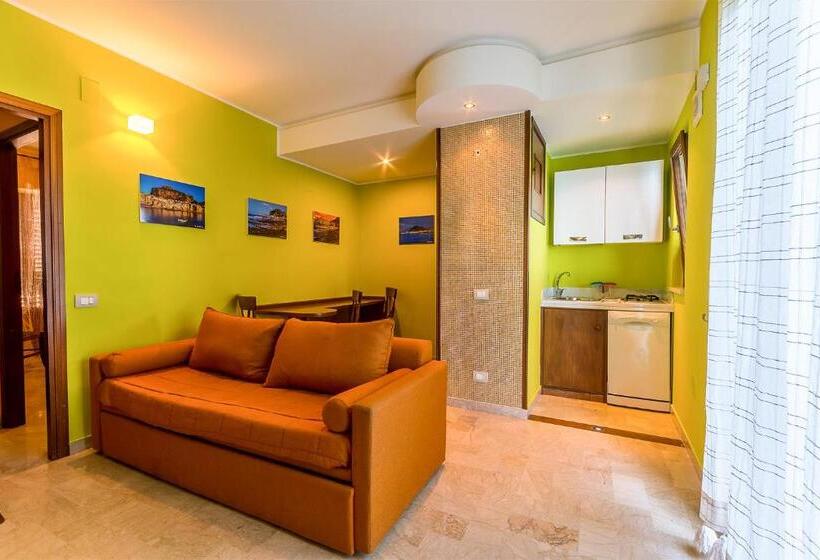 آپارتمان 1 خوابه با چشم‌انداز دریا, Miramare Residence Cefalú