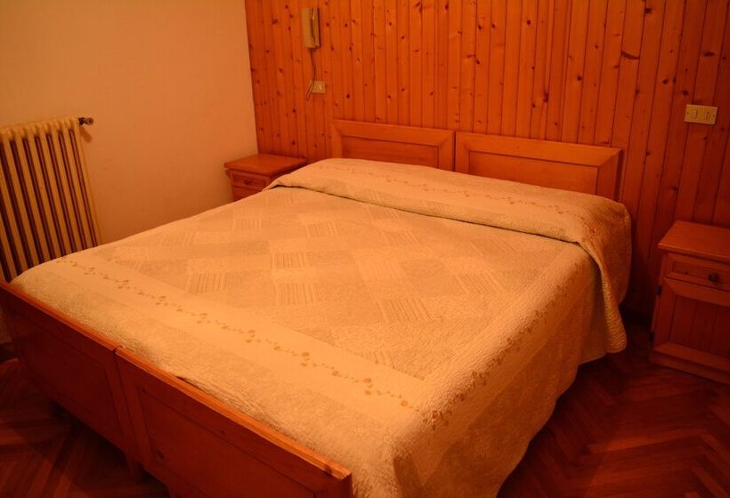 اتاق یک تخته با تراس, Albergo Alpina