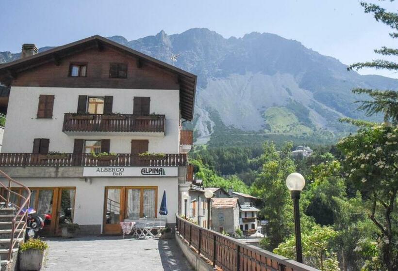 اتاق یک تخته با تراس, Albergo Alpina