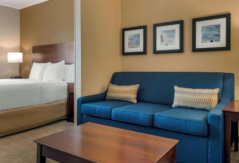 اتاق استاندارد با تخت بزرگ برای معلولان, Comfort Suites Near Universal Orlando Resort