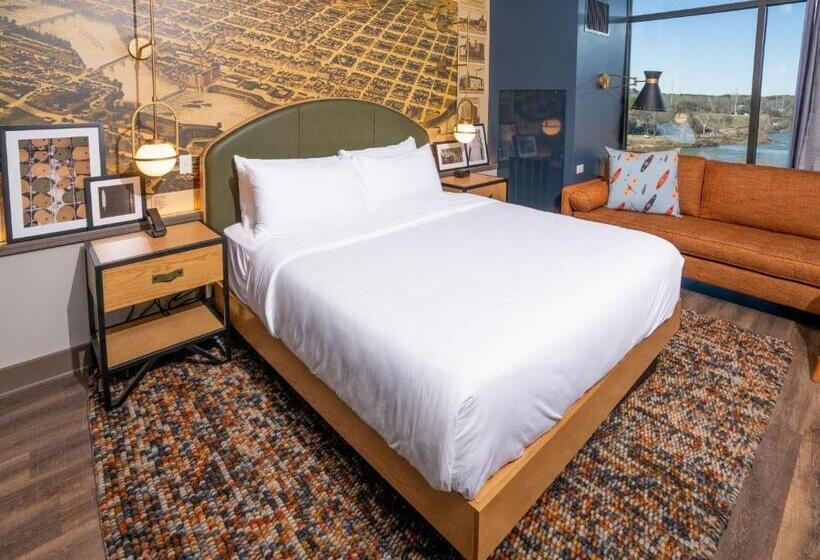 Quarto Estandar Cama King para Deficientes Físicos, Indigo   Columbus At Riverfront Place, An Ihg