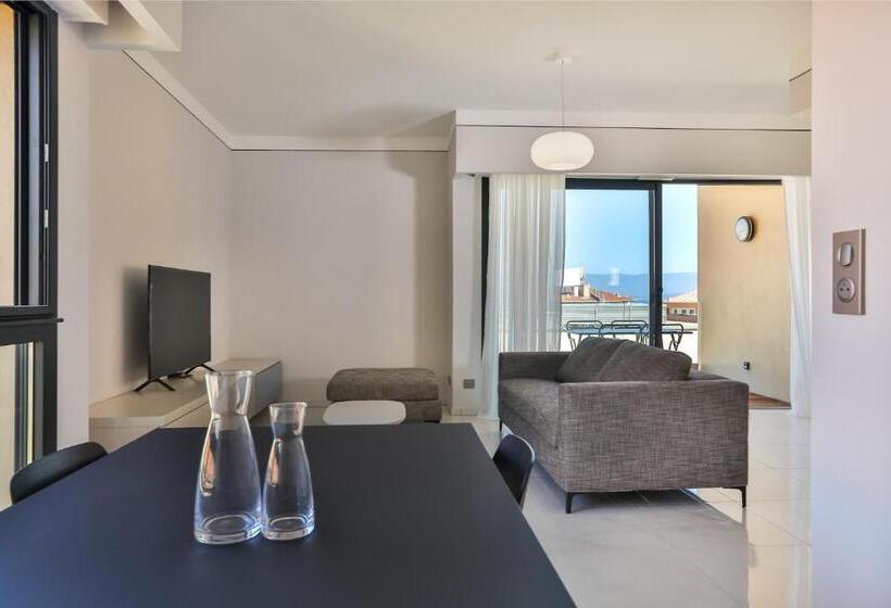 آپارتمان 1 خوابه با چشم‌انداز دریا, Residenza Leca Colonna