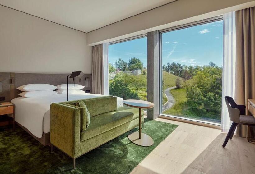 اتاق استاندارد با تخت بزرگ, Hyatt Regency Zurich Airport Circle