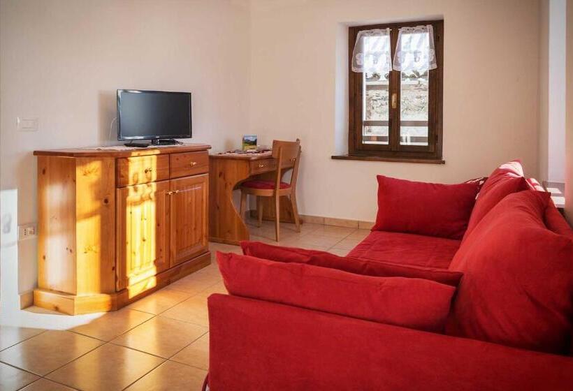 Апартаменты 1 Спальня с Балконом, Albergo Diffuso Col Gentile Socchieve