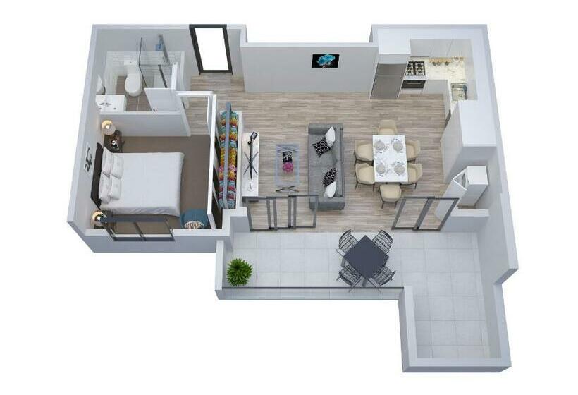 آپارتمان 1 خوابه, Manhattan Apartments   Caulfield North